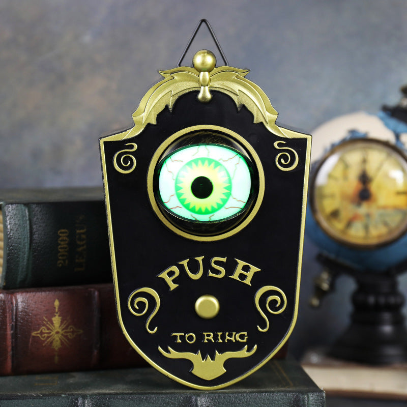 Halloween One-Eye Doorbell Decoration LED Electric Luminous - Bellarte Enchanté Halloween One-Eye Doorbell Decoration LED Electric Luminous